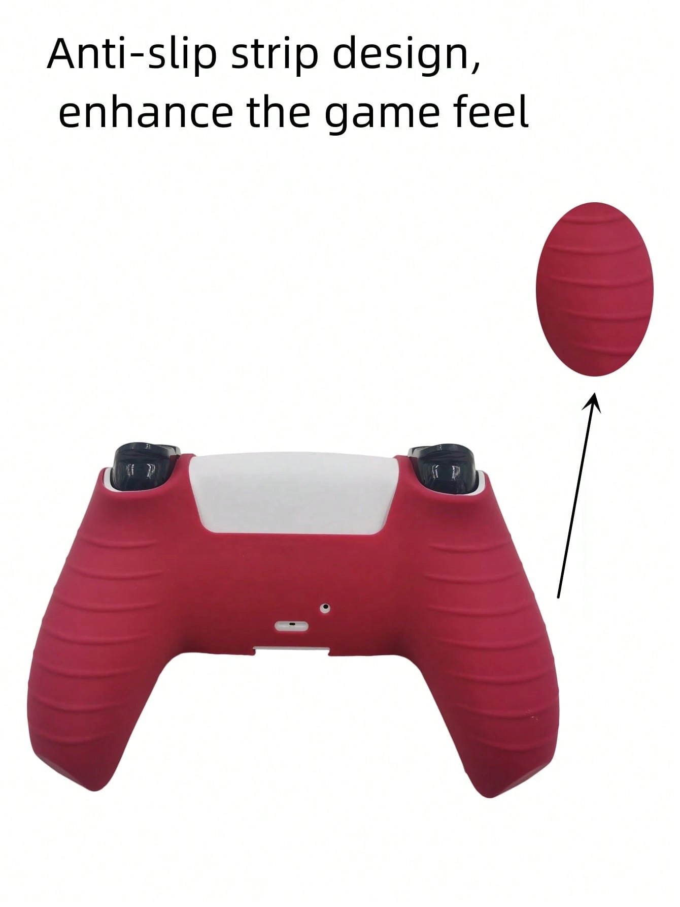 Elevate Your Gaming with Our Silicone Protective Cover for PS5 Controller – Includes 2 Joystick Caps for Ultimate Comfort and Control!