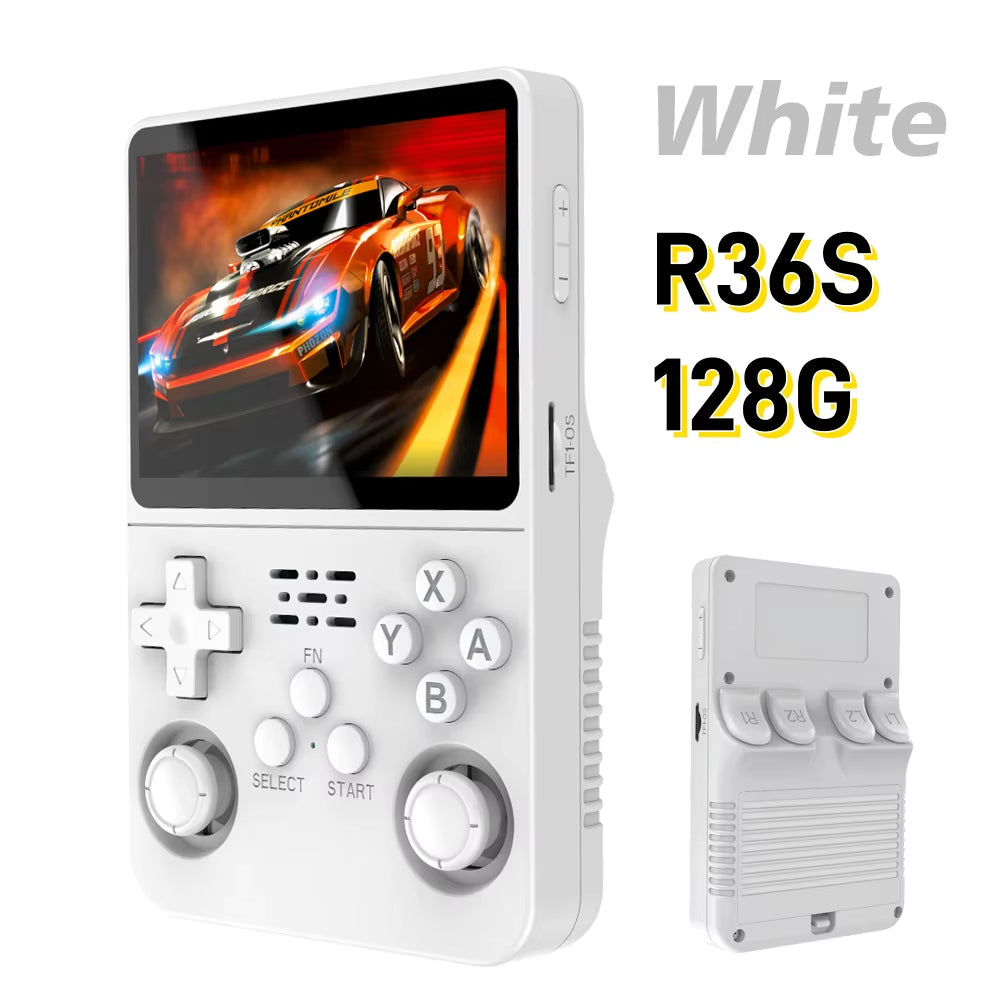 R36S Retro Handheld Video Game Console - Ultimate 3.5 Inch IPS Screen Experience with 15,000+ Classic Games - Perfect Gift for Gaming Enthusiasts!