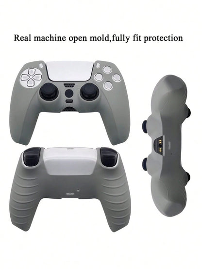 Elevate Your Gaming with Our Silicone Protective Cover for PS5 Controller – Includes 2 Joystick Caps for Ultimate Comfort and Control!