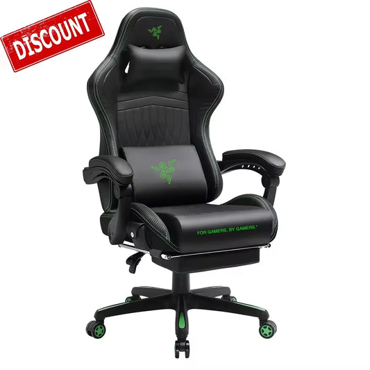 Elevate Your Gaming Experience with the Razer Ergonomic Zero Gravity Racing Chair - Customizable, High-Quality Massage and Cooling Features