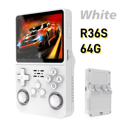 R36S Retro Handheld Video Game Console - Ultimate 3.5 Inch IPS Screen Experience with 15,000+ Classic Games - Perfect Gift for Gaming Enthusiasts!