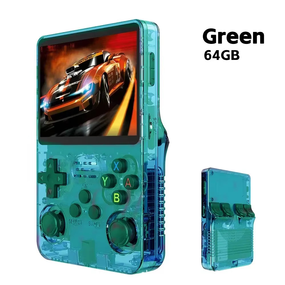 R36S Retro Handheld Video Game Console - Ultimate 3.5 Inch IPS Screen Experience with 15,000+ Classic Games - Perfect Gift for Gaming Enthusiasts!
